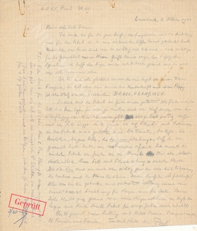 Brief Lévy - 2 oktober 1941 - NGFB 134